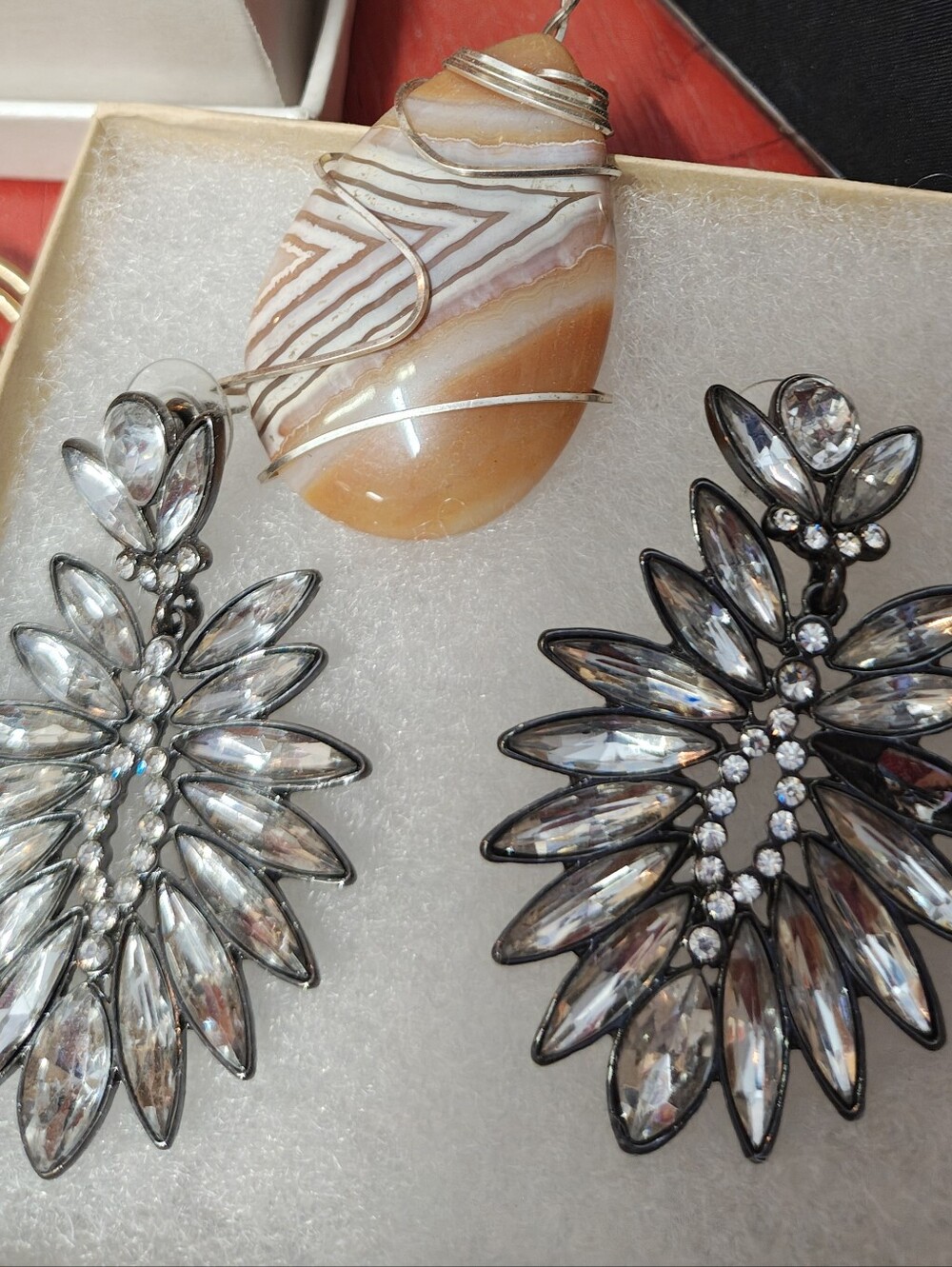 Vintage Silver Toned Earrings